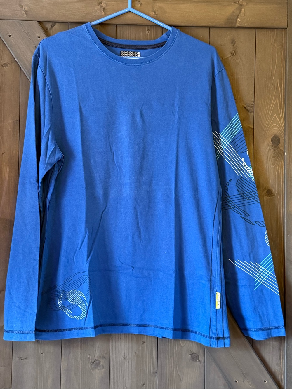 SURFACE Royal Blue Long-Sleeve Graphic Tee